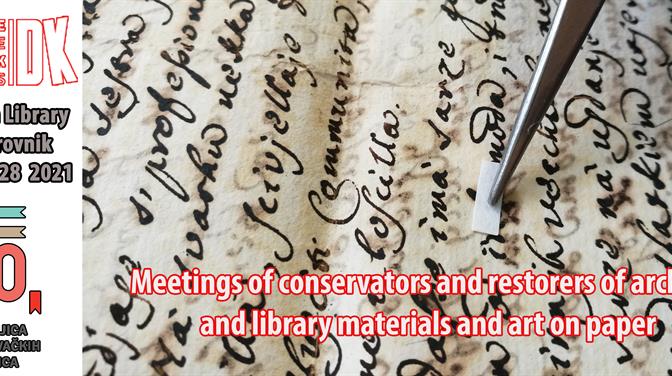 Meetings of conservators and restorers