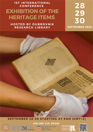 1st International Conference of Dubrovnik Research Library