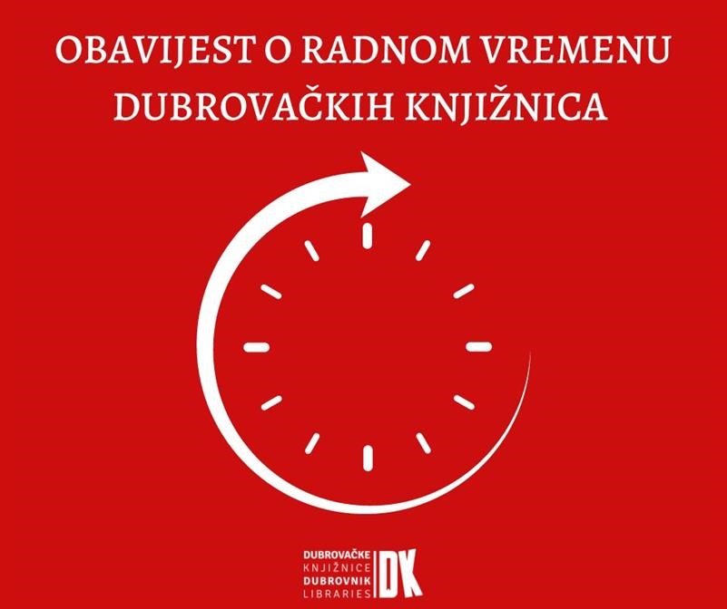 Od 1. rujna Dubrovačke knjižnice prelaze na zimsko radno vrijeme