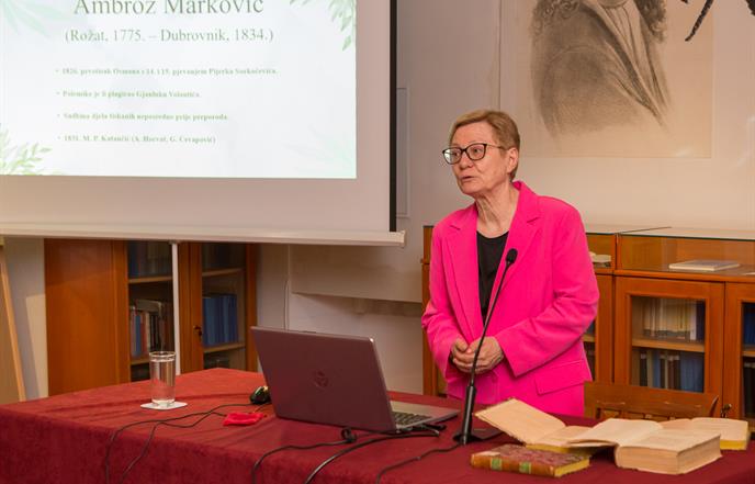 Sanja Vulić govorila o književnom jeziku fra Ambroza Markovića