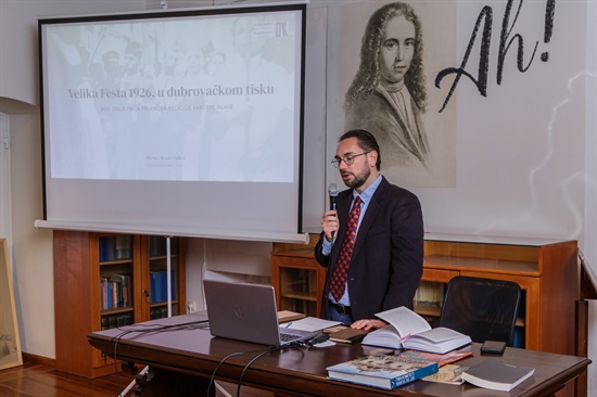 Ivan Viđen govorio o velikoj Festi 1926. u dubrovačkom tisku - 900. obljetnici prijenosa relikvije Parčeve glave