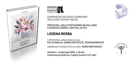 Predstavljanje posthumno objavljene pjesničke zbirke Luka Paljetka "Ledena berba"