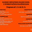 Program Mjeseca hrvatske knjige u studenom: Književne večeri, predstavljanja knjiga, predavanja i kreativne radionice u Dubrovačkim knjižnicama